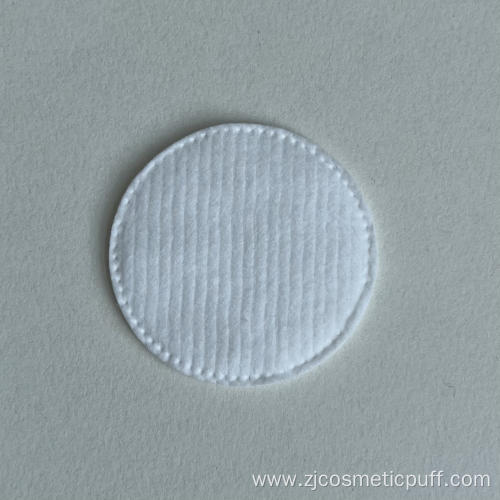 Stitched edge small cotton round